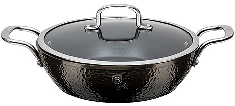 Shallow pot with lid, 24 cm - Image 2